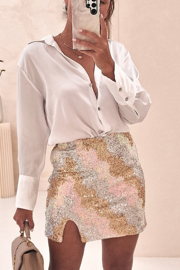 Mini Skirt | Gold/Silver