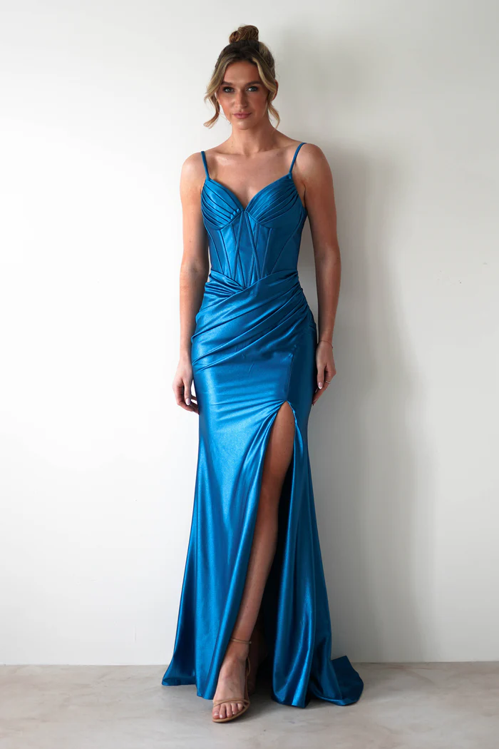 Bodycon Gown | Turquoise