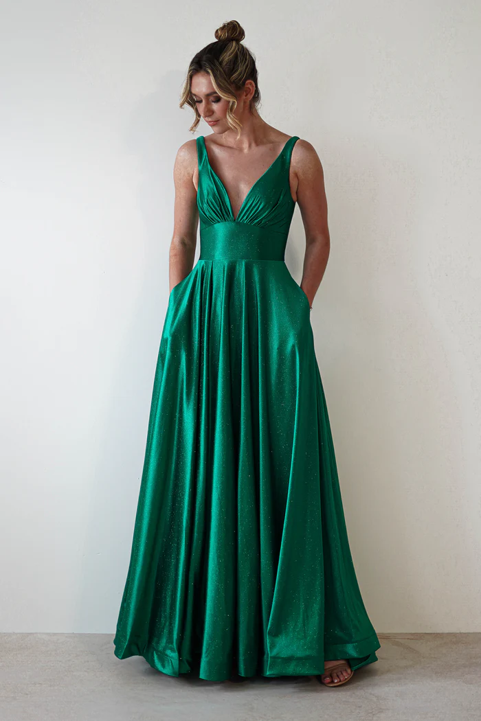 Glitter Princess Gown | Green